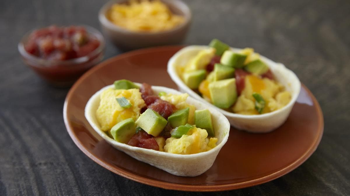 Tacos en bol pour le petit-déjeuner 